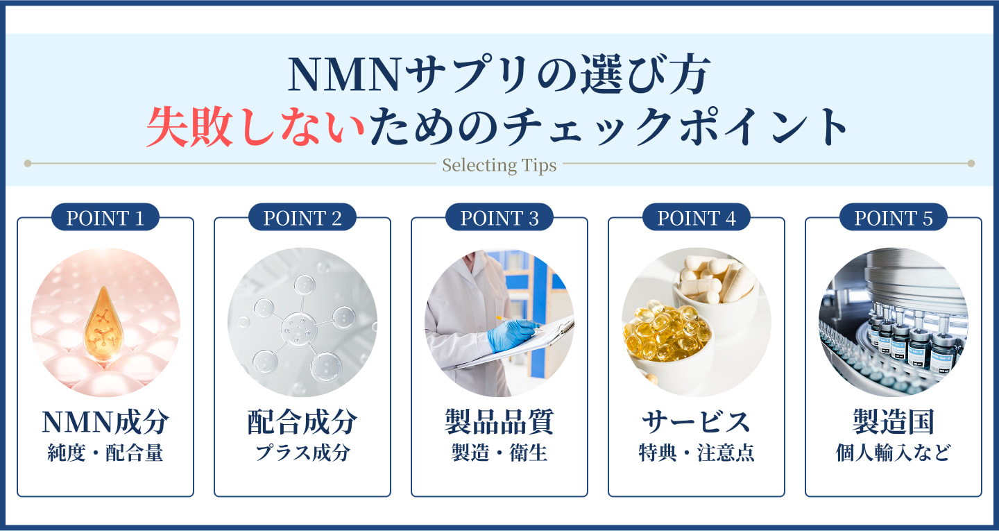 NMNサプリの選び方
